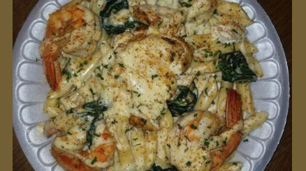 Shrimp & Spinach Alfredo