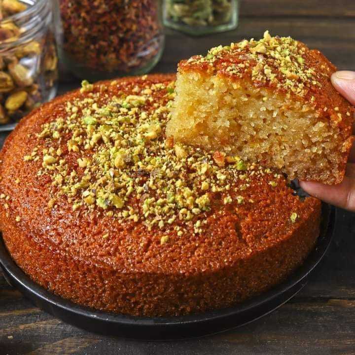 EGGLESS SEMOLINA CAKE