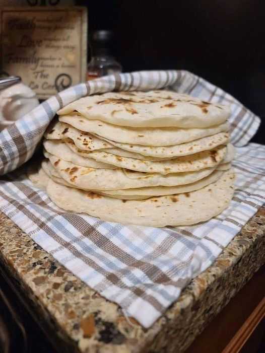 Homemade Flour tortillas