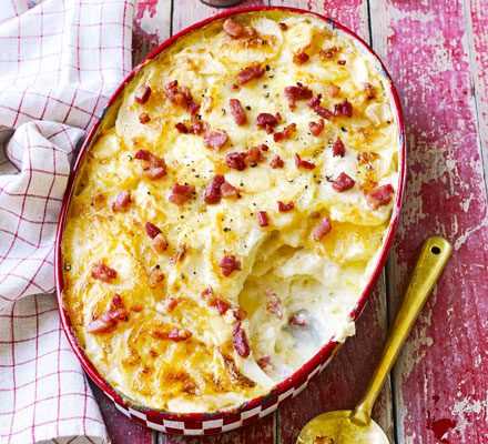 Triple cheese & bacon dauphinoise