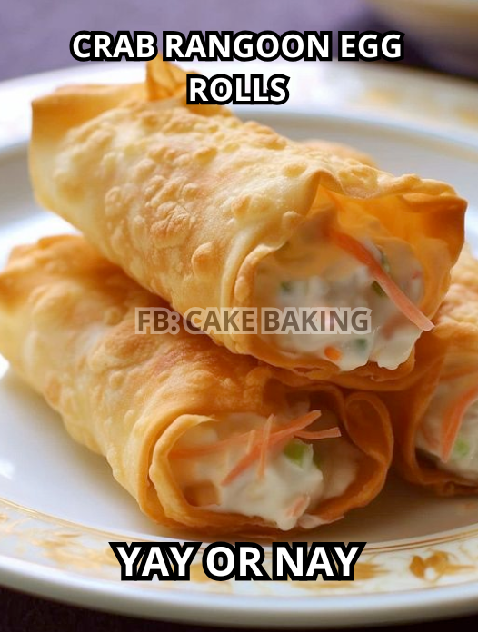 Crab Rangoon Egg Rolls