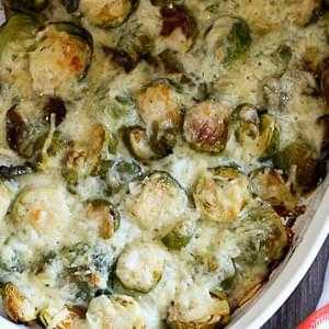 Bacon Brussels Sprouts Gratin