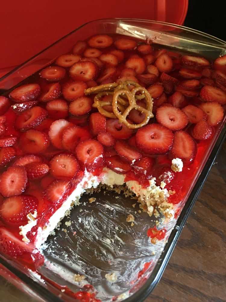 STRAWBERRY PRETZEL SALAD