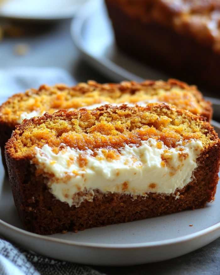 Pumpkin Cream Cheese Bread