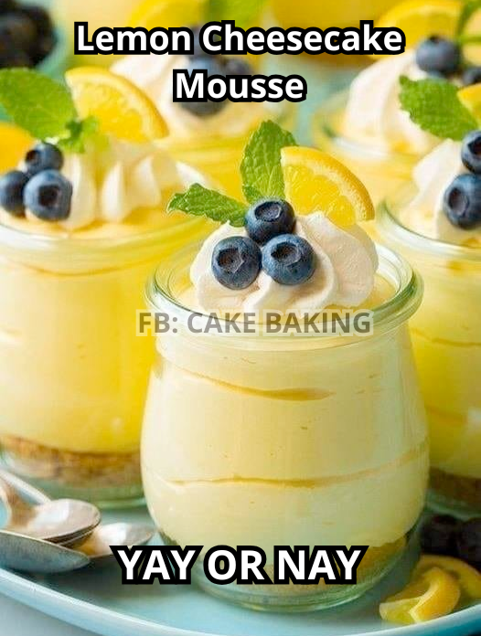 The Inspiration Behind Lemon Cheesecake Mousse