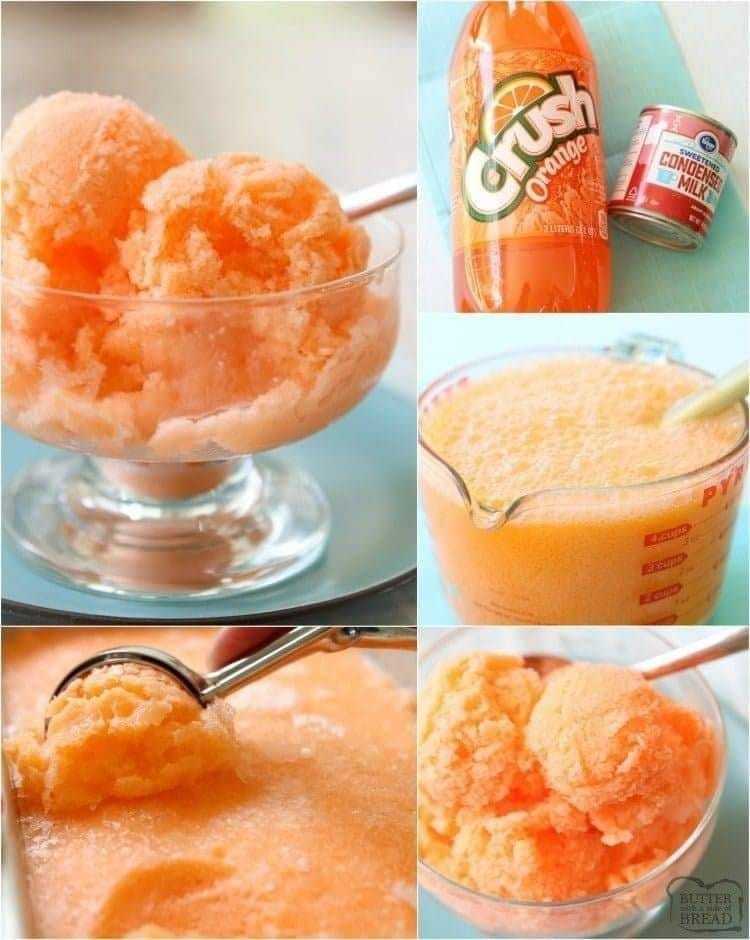 2-INGREDIENT ORANGE SHERBET!!! FUN & EASY!