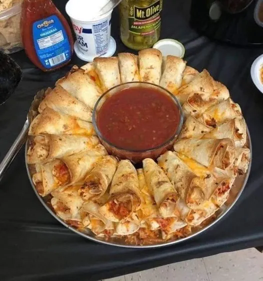 Blooming Quesadilla Ring