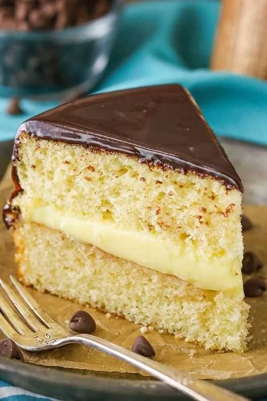 Boston Cream Cake Recipe