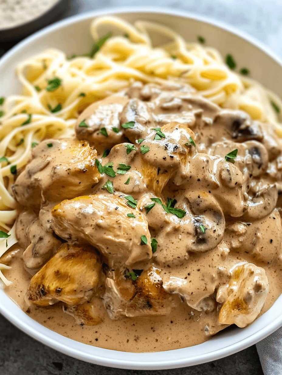 Homemade Chicken Stroganoff