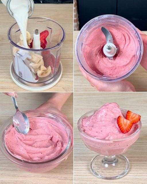 Strawberry Banana Ice Cream