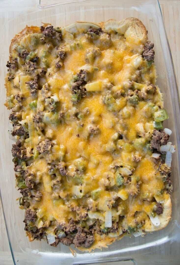 Easy Philly Cheese Steak Casserole Recipe