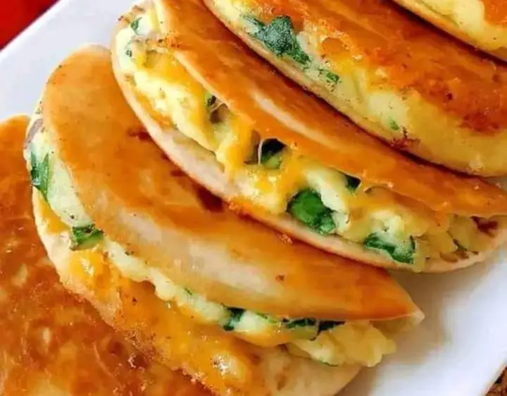 Grilled Potato Spinach Quesadillas!