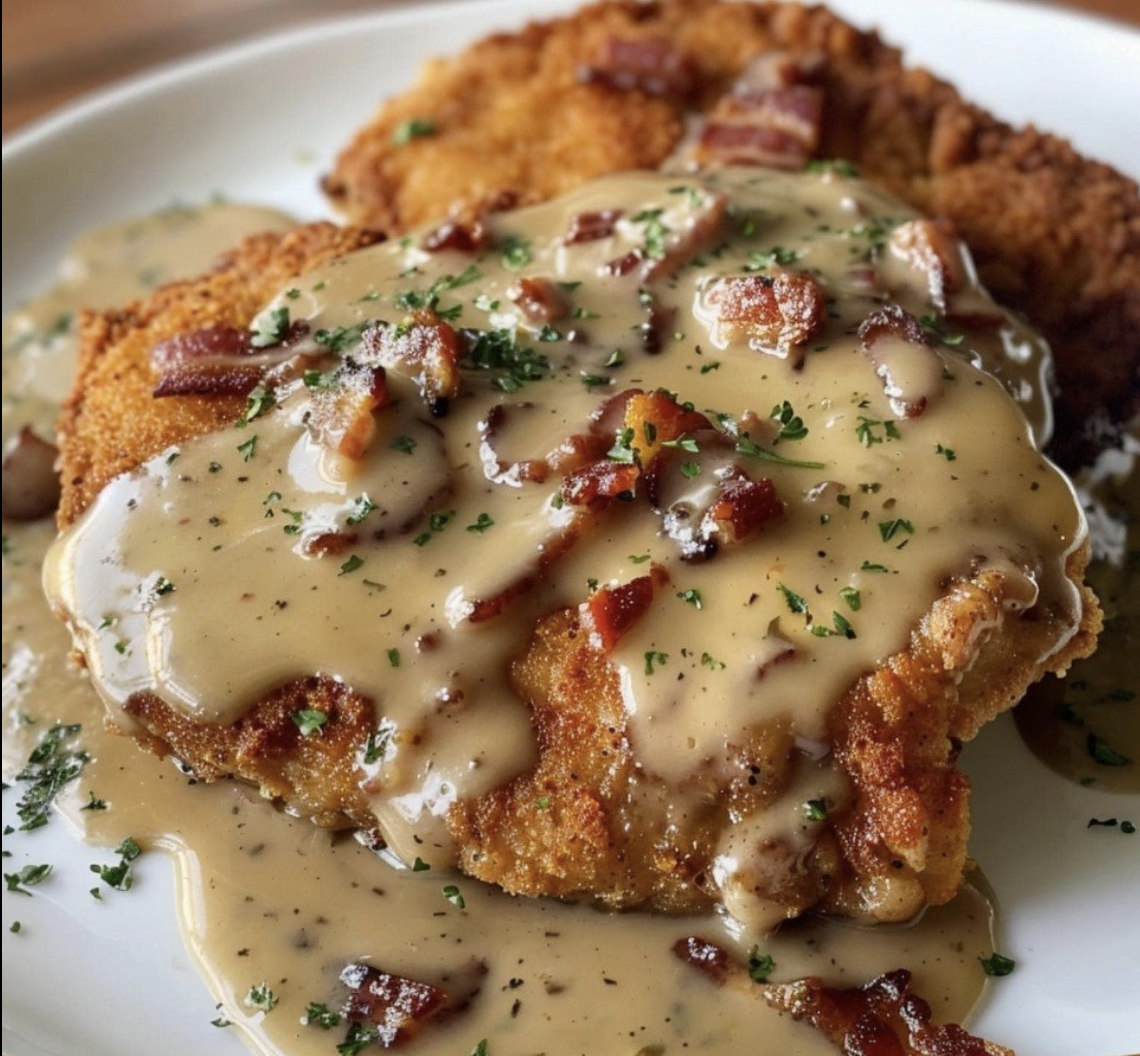 Country Fried Pork Chops with Bacon Gravy: A Comfort Food Classic