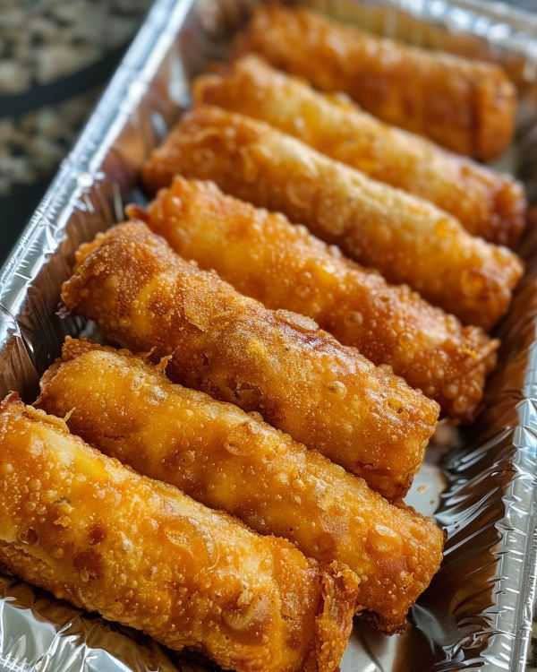 Crab Cake Egg Rolls