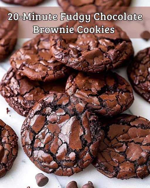 20-Minute Fudgy Chocolate Brownie Cookies