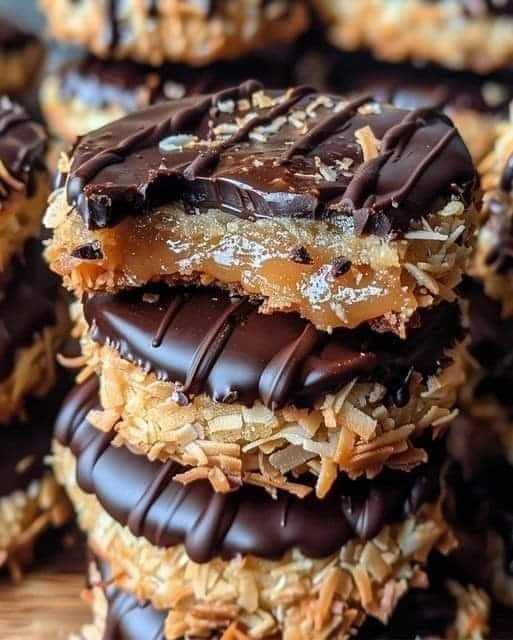 Mouth-watering Samoa cookies