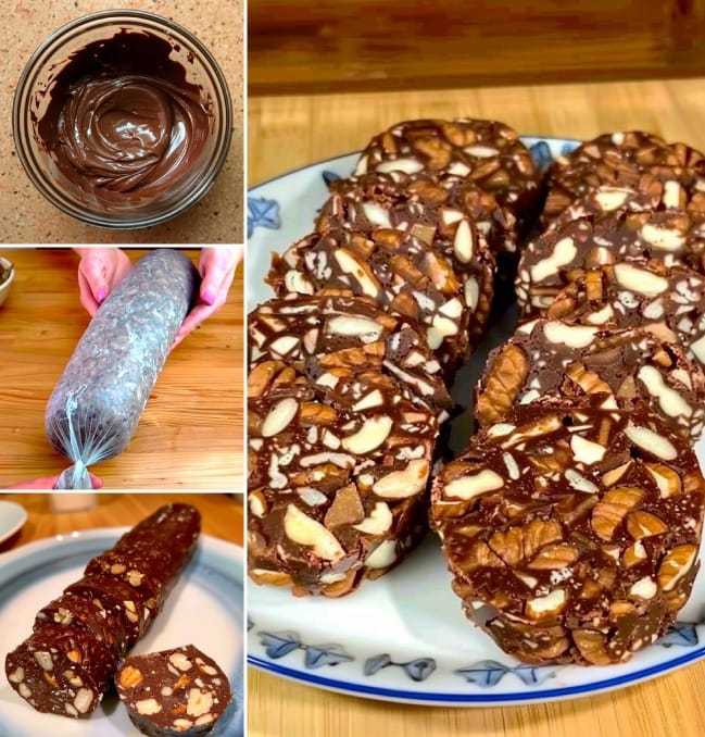 Keto Chocolate Salami