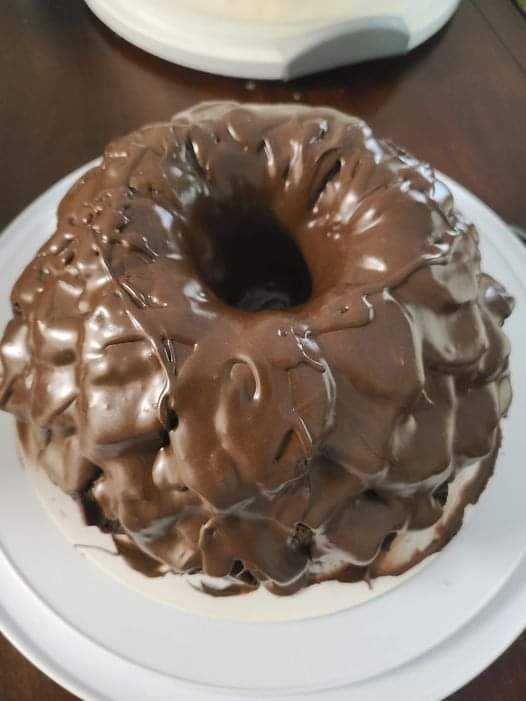 Triple chocolate pound cake