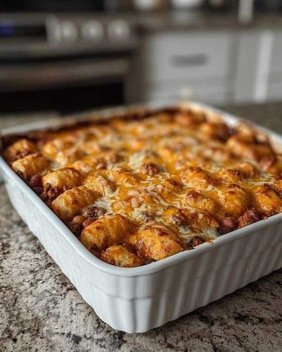 Mexican Tater Tot Casserole