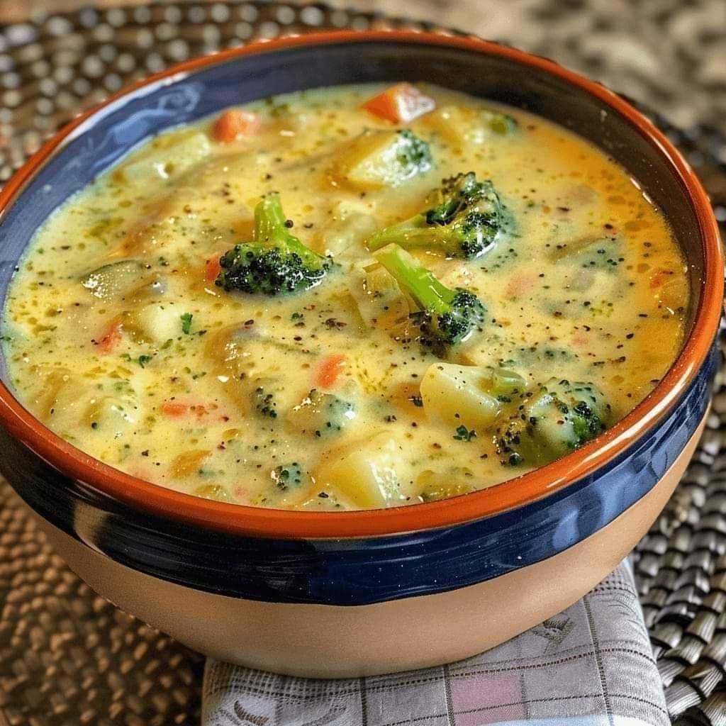 Soupe au brocoli et aux pommes de terre