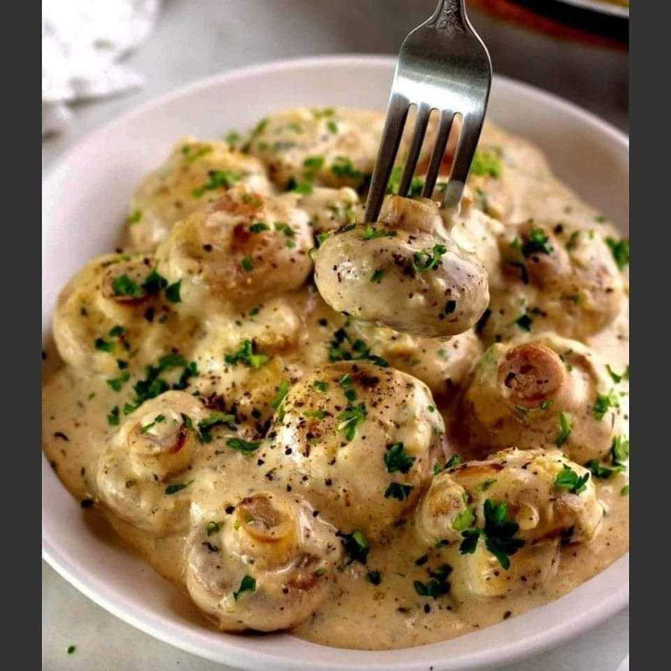 Mushroom Garlic Parmesan