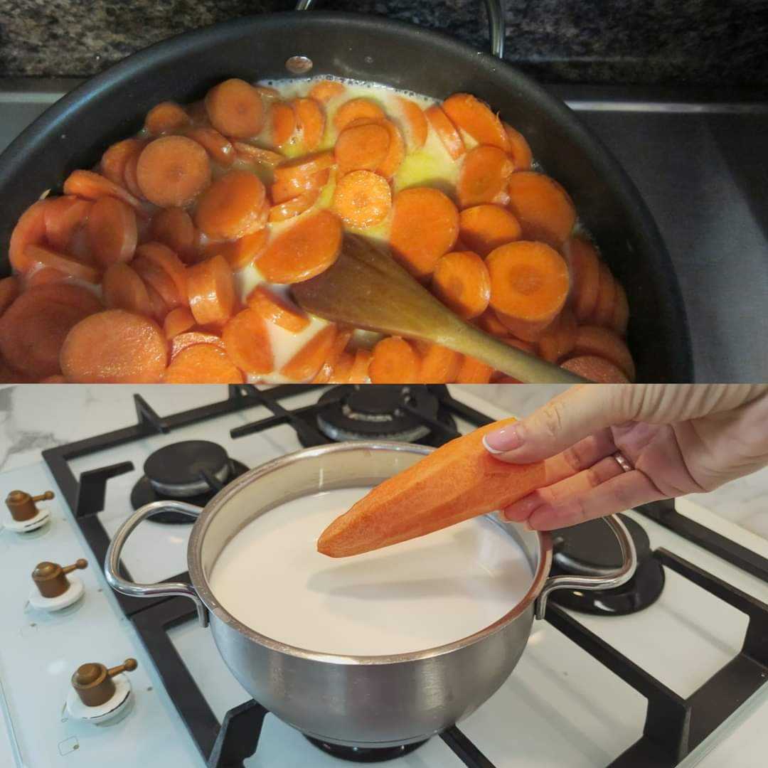 Just Add Carrots to the Boiling Milk! You Will Be Amazed! Recipe in 5 Minutes