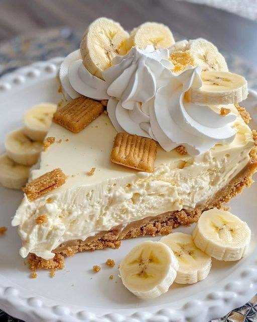 No Bake Banana Pudding Cheesecake