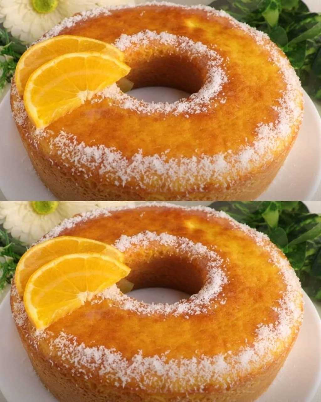 Delicious orange and coconut cake!