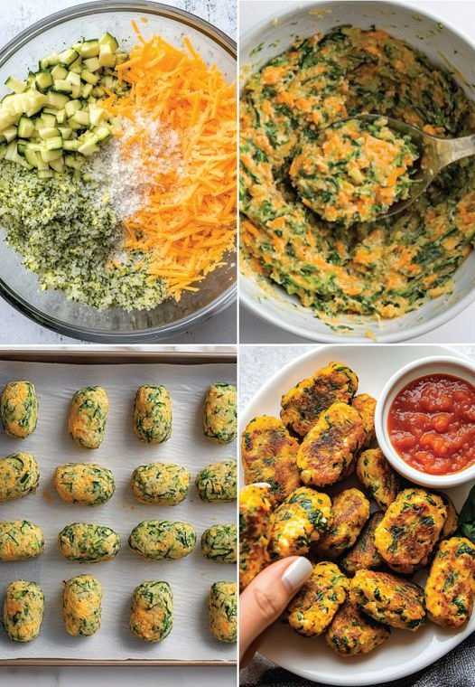 Here’s an article for your recipe titled “Vegan Zucchini Tater Tots”: