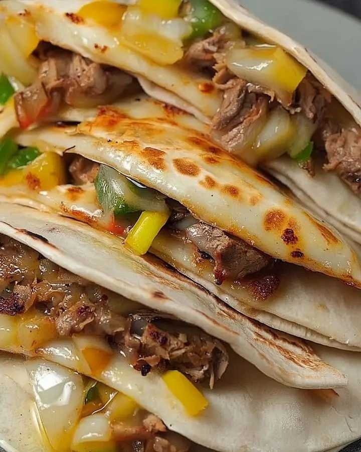 Steak Cheese Steak Quesadillas