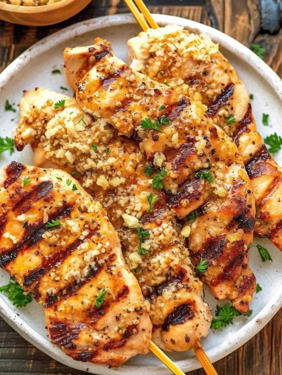 Garlic Parmesan Grilled Chicken