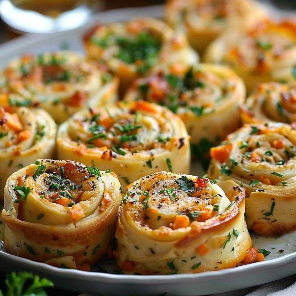 Smoked Gouda Crack Chicken Pinwheels: