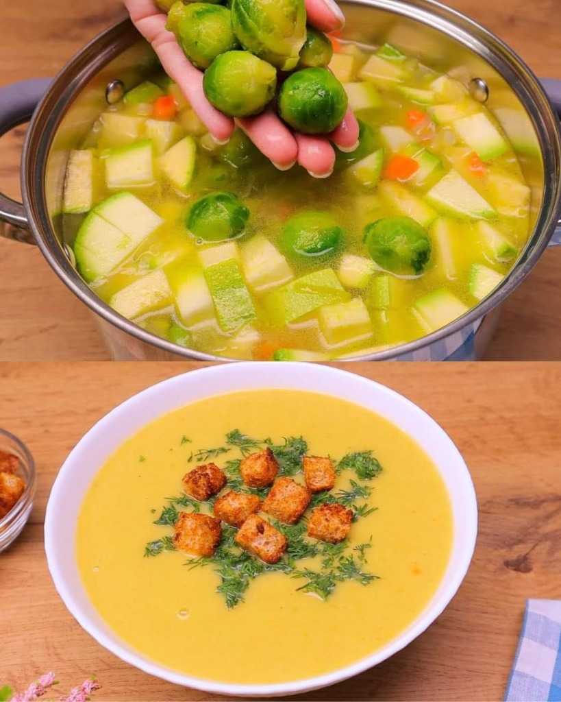 Creamy Pumpkin and Vegetable Soup with Homemade Croutons