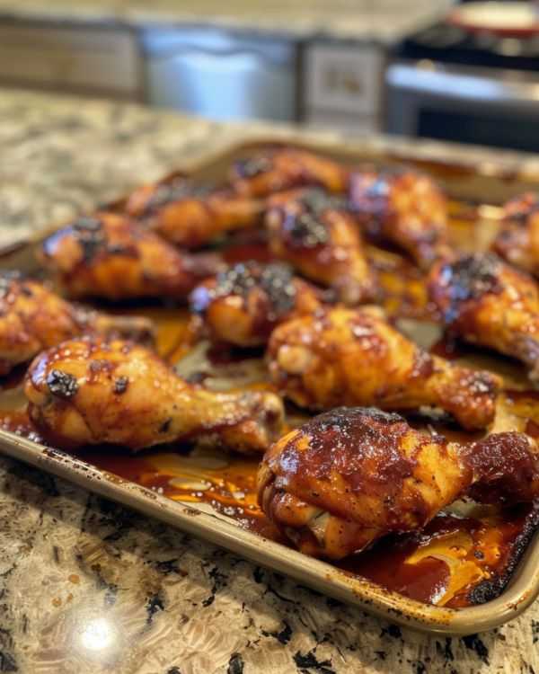 Slow Cooker Sweet Baby Ray’s Chicken Drumsticks