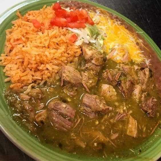 Carne Asada Con Chile Verde