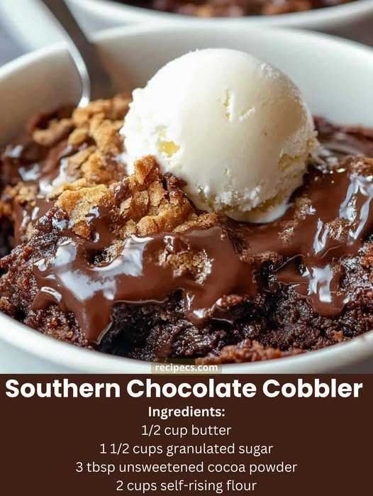 Southern Chocolate Cobbler Recipe