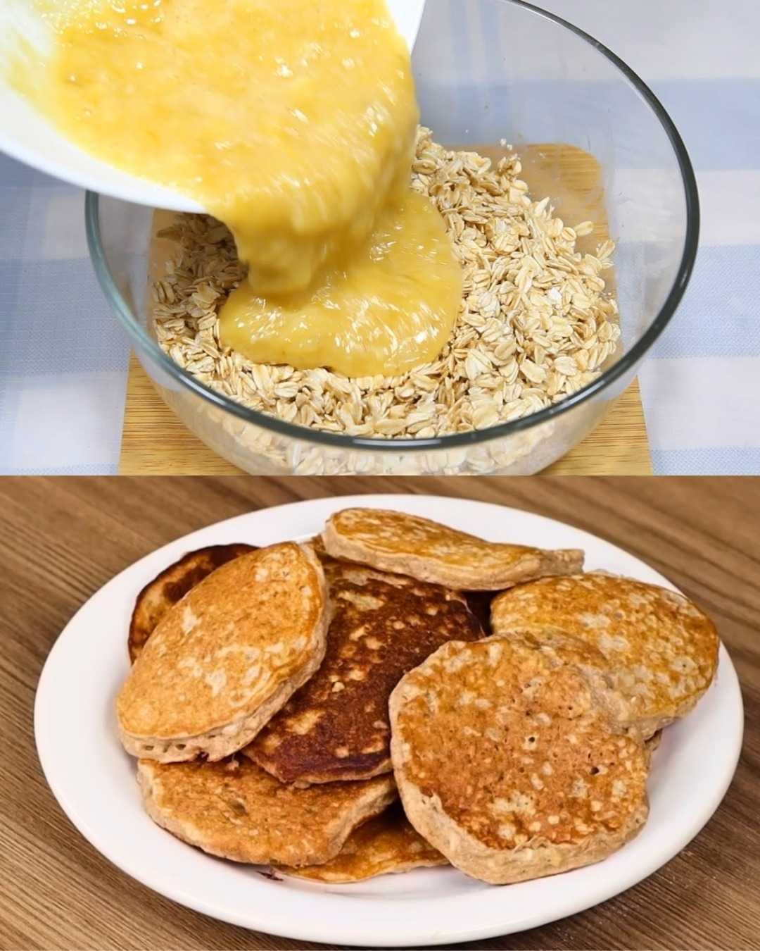 Oatmeal Banana Pancakes Recipe