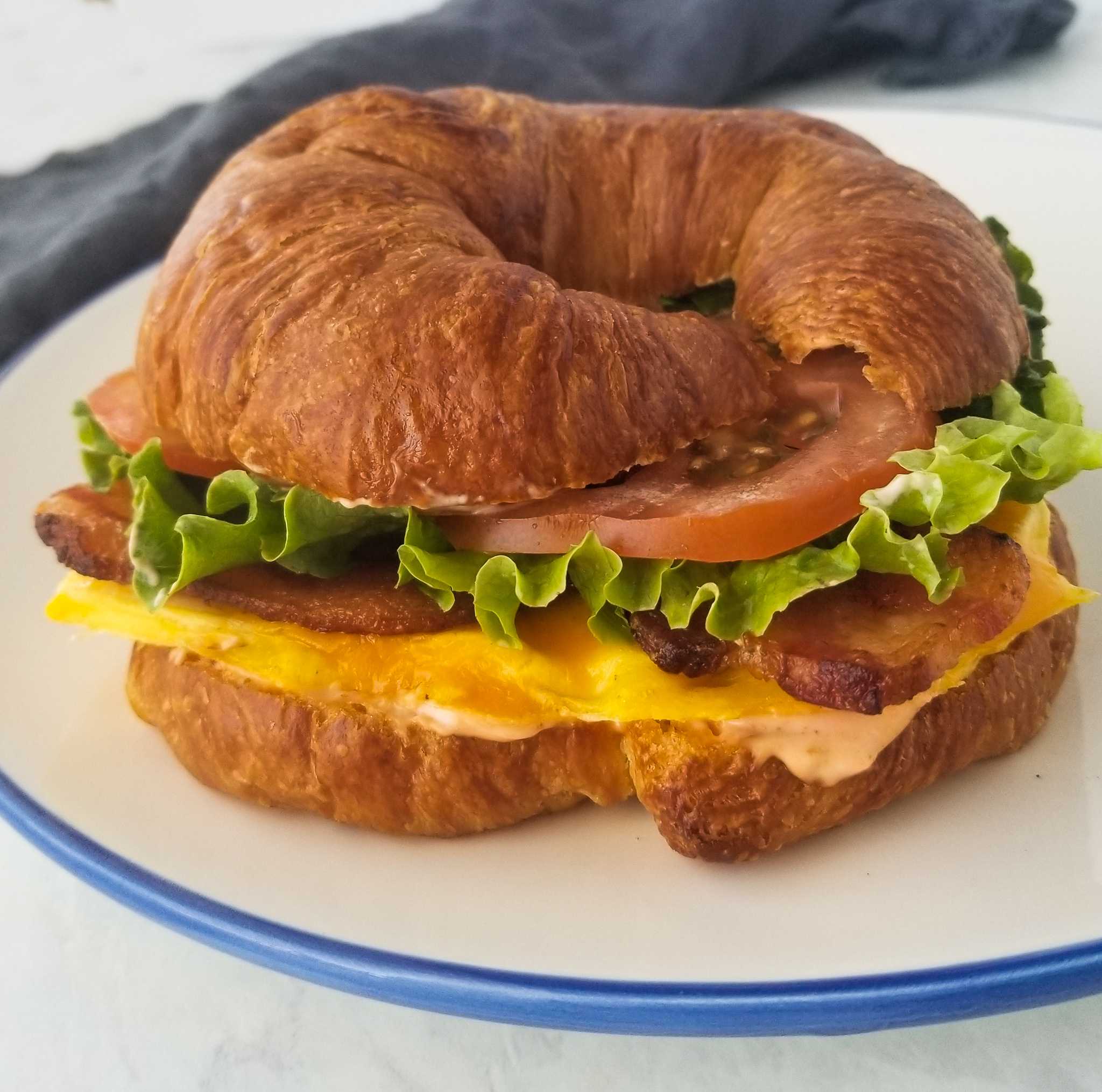 Bacon Egg Cheese Croissant