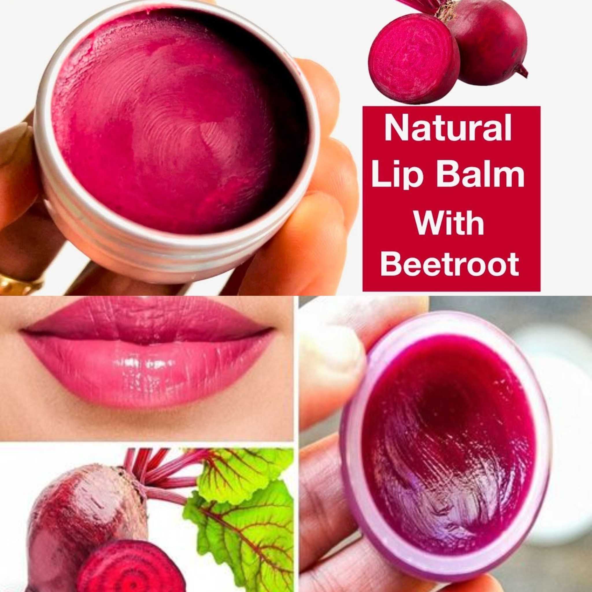 How to Make Homemade Beetroot Lip Balm with Fresh Beetroot Juice