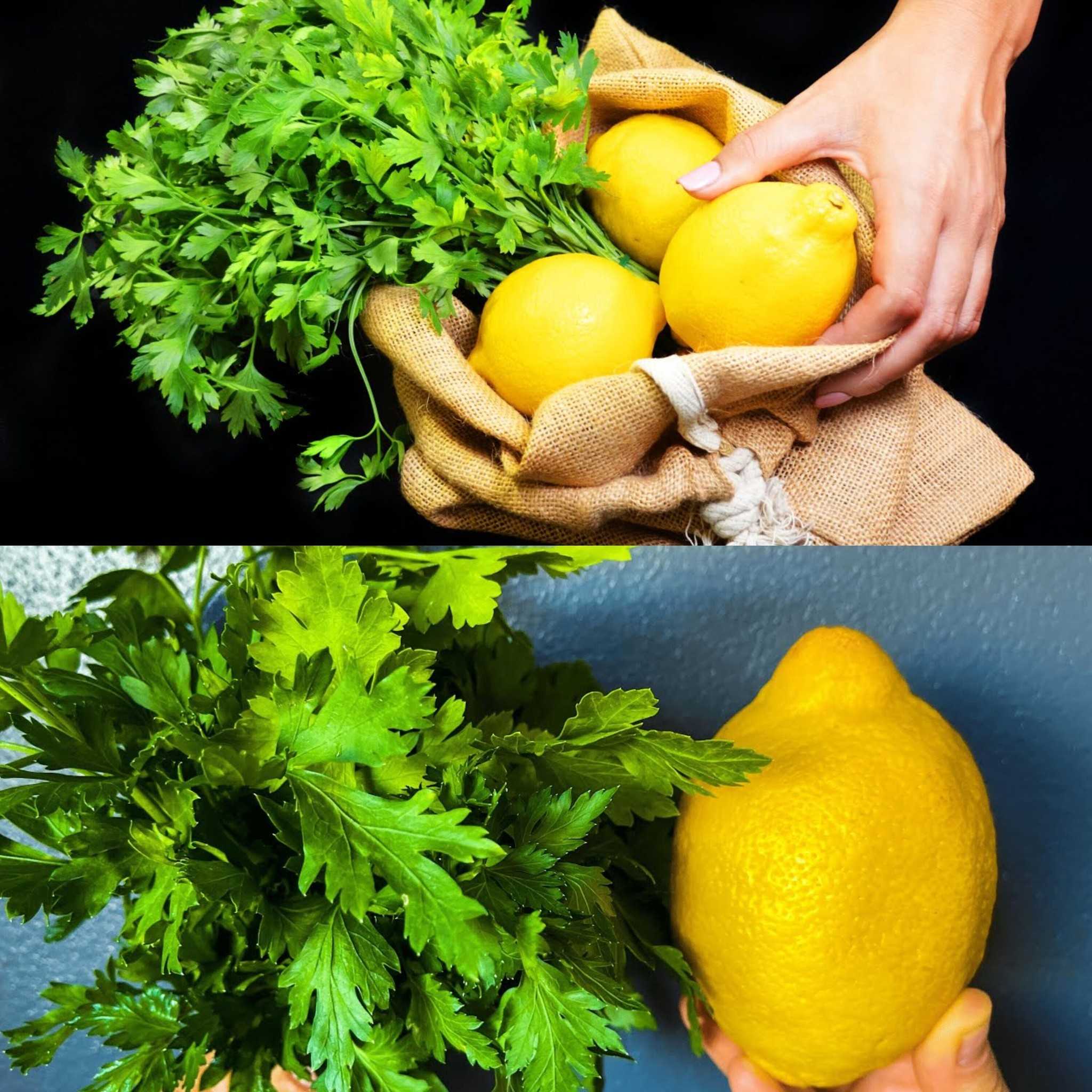 10 kg in a Month! Parsley and Lemon Cleansing Drink for Weight Loss