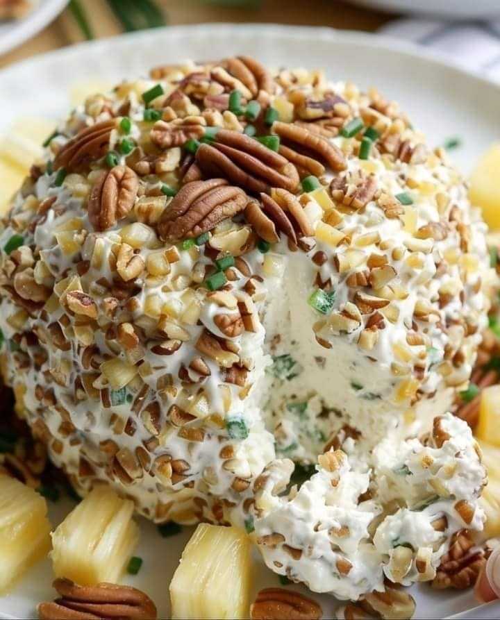 DELICIOUS PINEAPPLE CHEESEBALL!!!