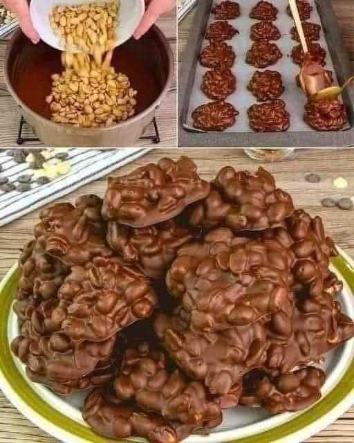 CHOCOLATE PECAN TURTLE CLUSTERS !!!