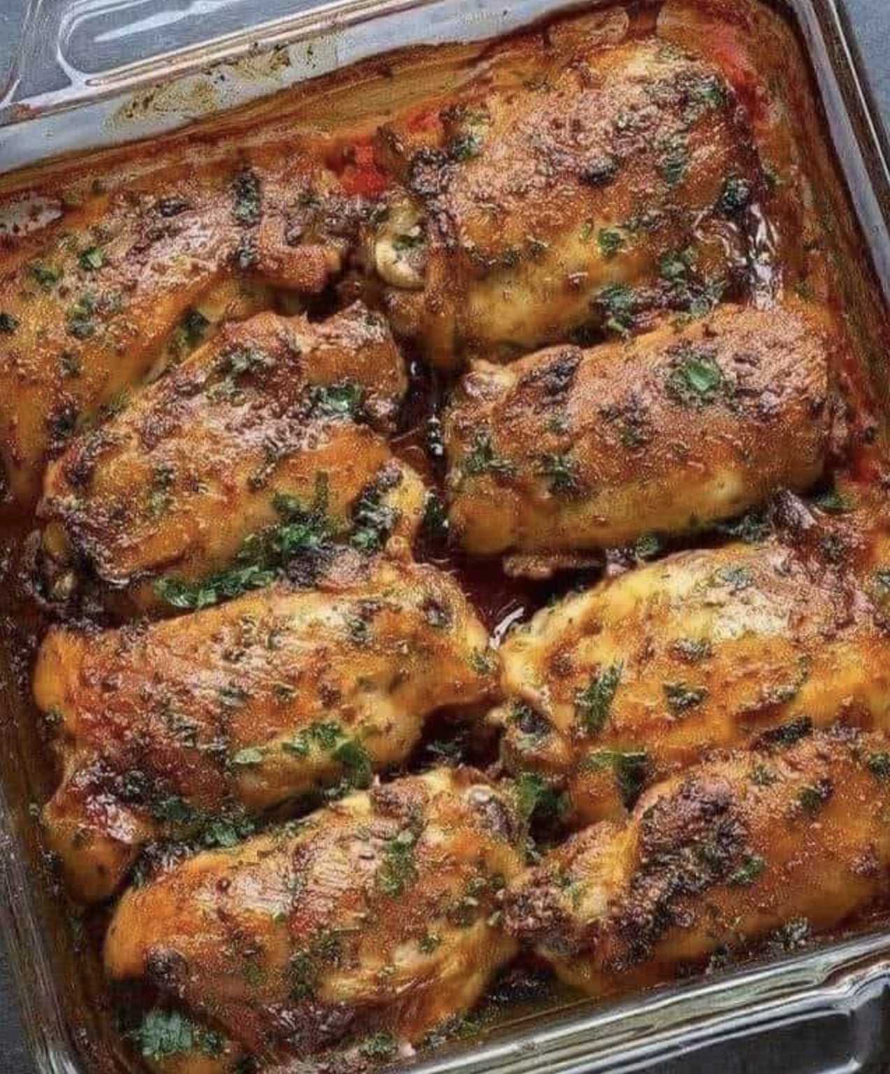 Baked Chicken Thighs with Seasoning