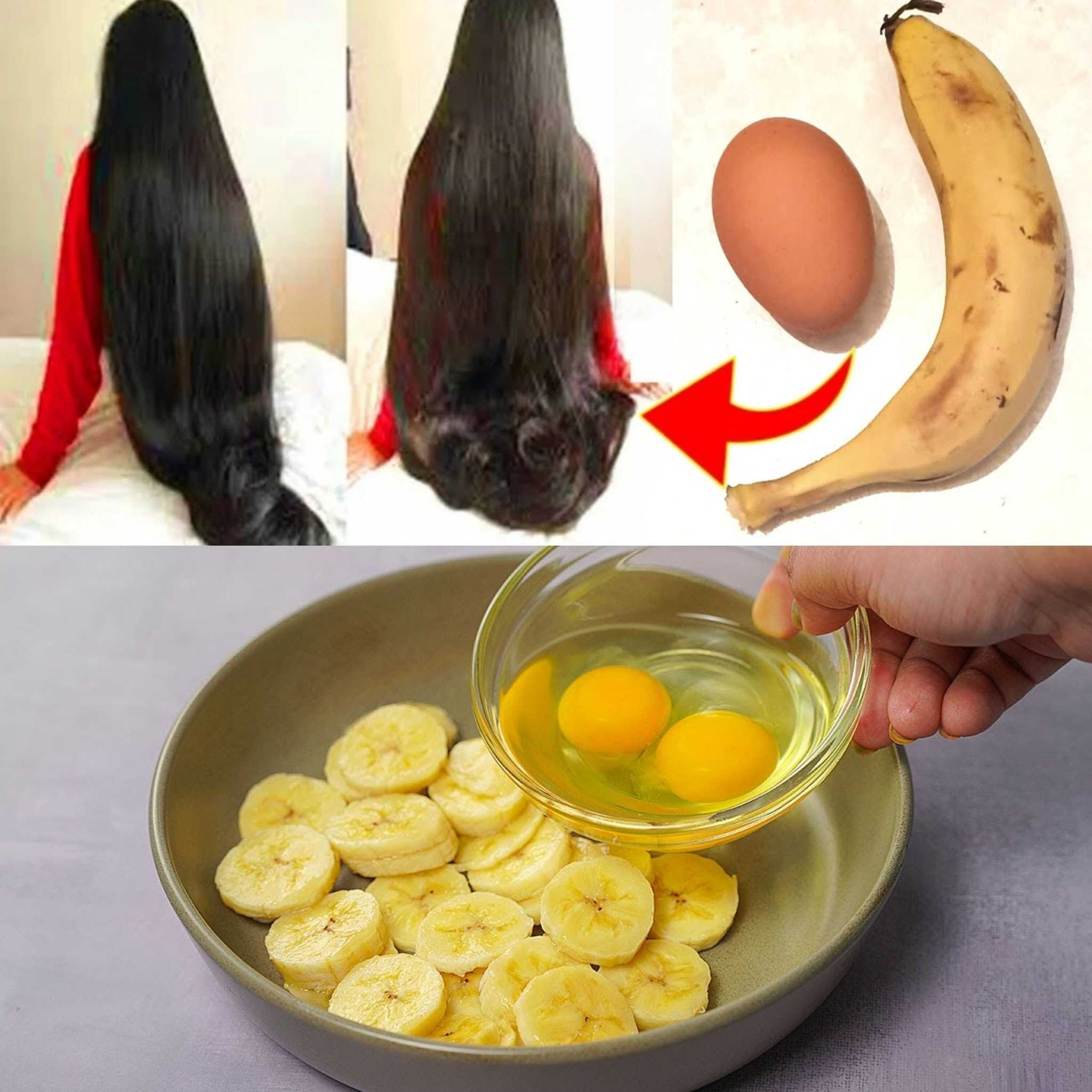 How to Grow Shiny and Silky Hair Faster with Egg and Banana: The Challenge of Super Fast Hair Growth!