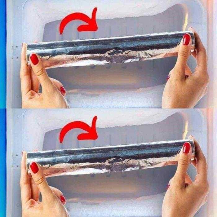 Why should you put aluminum foil in the freezer? You probably haven’t guessed it, it’s unexpected