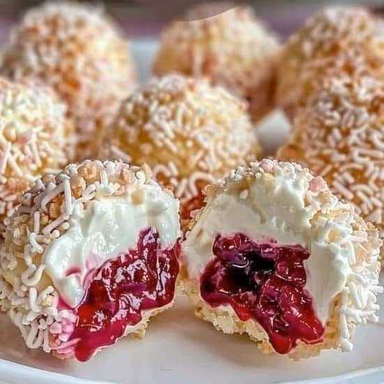 Delicious Pastries Filled with Cream and Berries: A Tasty Treat for Any Event