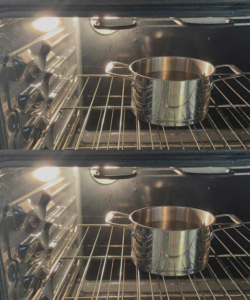 How to clean and descale your oven using the pot method