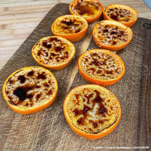 Tangerine season is back! Why not try this original creme brulee? Success is guaranteed