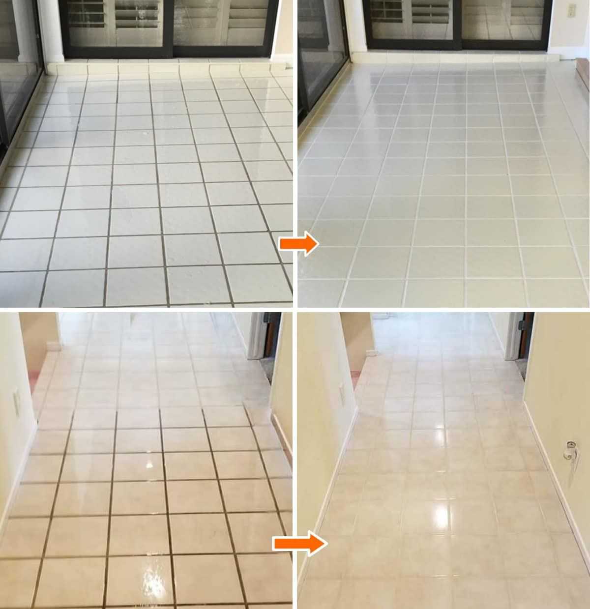 A spotlessly clean floor and lightened joints: the trick to cleaning them in a single pass