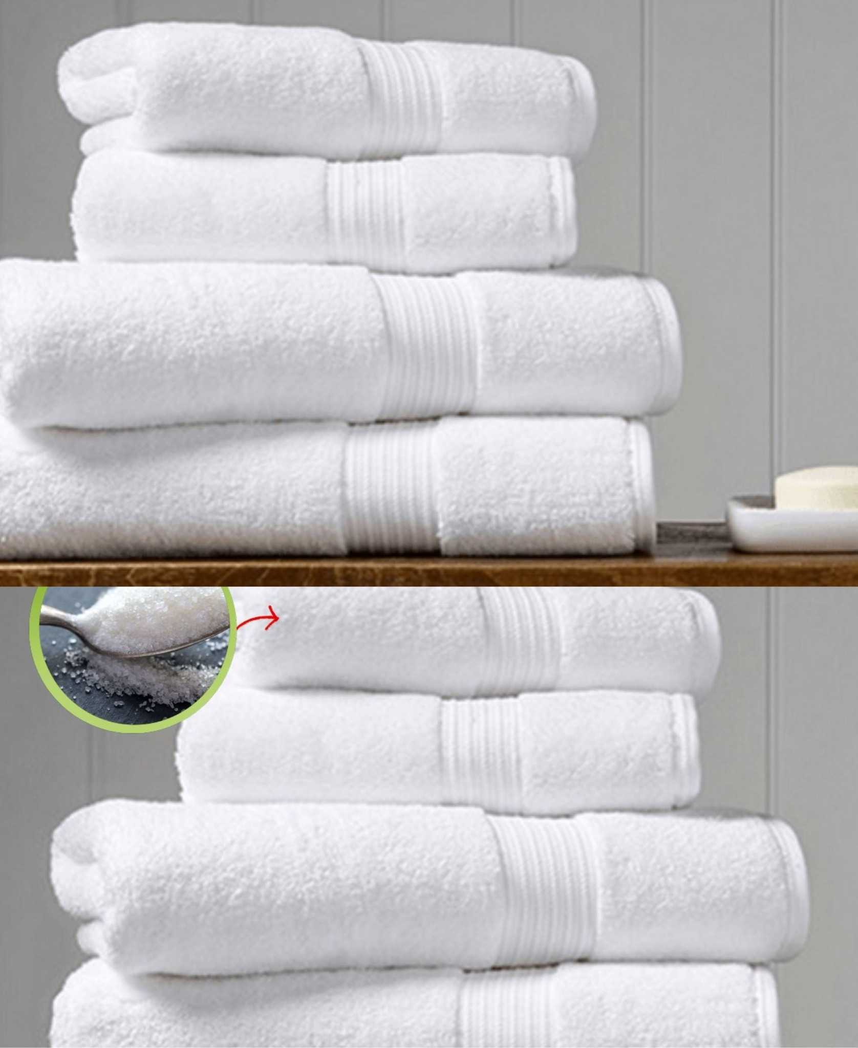 Soft and fluffy towels: The secret is not the fabric softener!